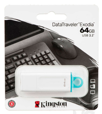 Memoria USB Kingston de 64GB