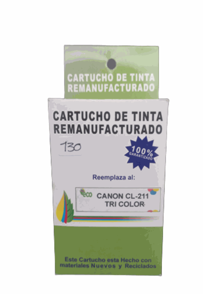 Cartucho De Tinta Remanufacturado Tricolor  Canon CL-211
