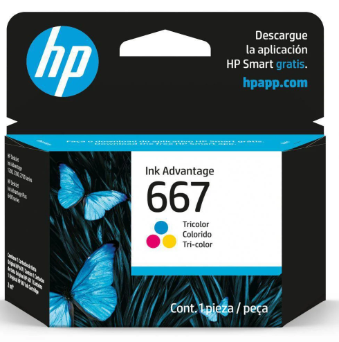 Cartucho De Tinta Tricolor HP 667