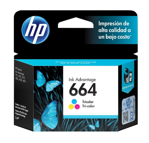 Cartucho De Tinta Tricolor HP 664