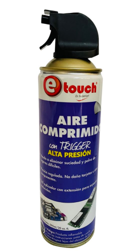 Aire comprimido e-touch con alta presión