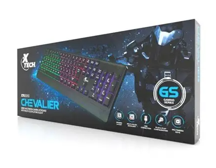 XTK 505S CHEVALIER
WIRED MULTIMEDIA
GAMING KEYBOARD WITH
COLOR LED BLACKLIGHT