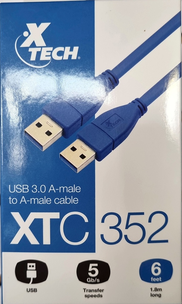 Cable USB A a USB A
