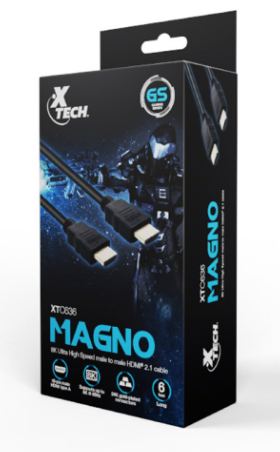 CABLE HDMI® 2.1 DE
8K XTECH XTC636
MAGNO